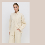 Marlo Shirt - Cream Mini Cord