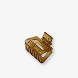 Elms Small Hair Clip - Light Tan