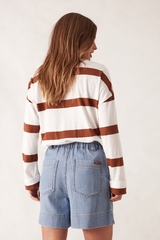 Pleat Front Short - Herringbone