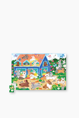 50pc Flat House Puzzle - Bunny House