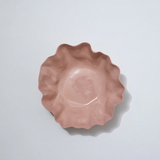 Icy Pink Ruffle Bowl - Large