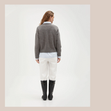 Crew Neck Knit - Charcoal