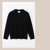 Oversized Crew Sweater - Black