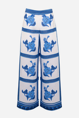 Gesture Pant - Azure Collage