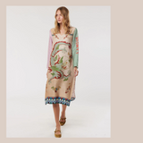 Violet V Neck Dress - L' Amour