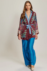 Lucia Kimono Belted Jacket - Shipibo