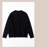 Oversized Crew Sweater - Black