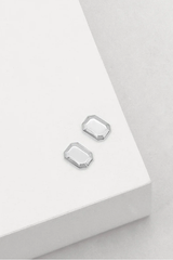 The Tate Stud Earrings - Sterling Silver