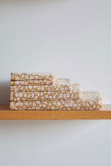 Forget Me Not Organic Hand  Towel - Citron