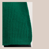 Rib Knit Scarf - Lush Green