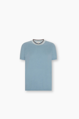 Dillon Tee - Blue / Chocolate