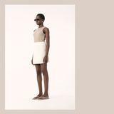 Nola Tank - Oat Marle