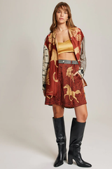 Juliette Pleated Short - Rodeo