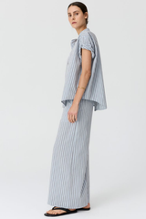 Bay Pant - Blue Stripe