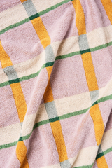 Cozumel Beach Towel - Satsuma & Multi