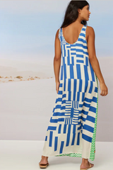 Emma Sleeveless Dress - Tiger