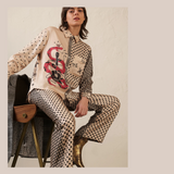 Scarlett Printed Shirt - Mystic