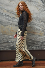 Bias About You Skirt - Stripe