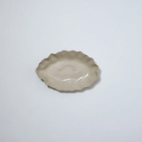 Chalk Ruffle Rectangle Platter - Extra Large