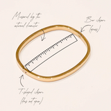 Dylan Bangle - Plain Gold