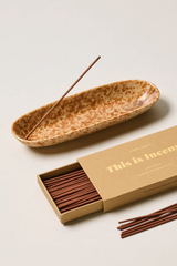 Collector Incense Holder - Brown Speckle