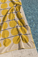 Abacus BeachTowel - Daffodil & Cream