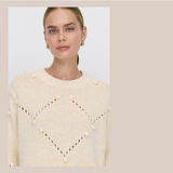 Mala Knit - Cream Bobble