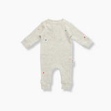 Cosy Long Sleeve Jumpsuit - Silver