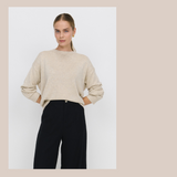 Lara Knitted Jumper - Natural