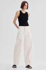 Henry Cargo Pant - White