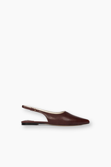 Settle Sling Back - Currant Leather