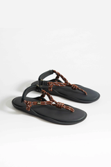 Flo Cord Sandal -  Brown