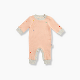 Cosy Long Sleeve Jumpsuit - Peach