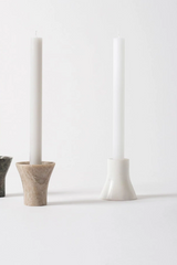 Flare Candle Holder - White