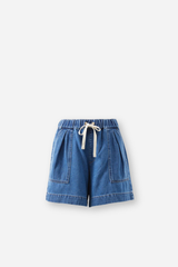 Relaxed Denim Short - Washed Indigo