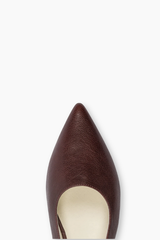 Settle Sling Back - Currant Leather