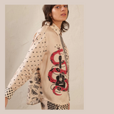 Scarlett Printed Shirt - Mystic