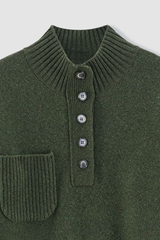Grandpa Sweater - Khaki Green