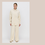 Marlo Shirt - Cream Mini Cord