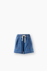 Relaxed Denim Short - Washed Indigo