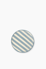 CASTLE Penny Round Cushion - Blue Stripe