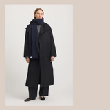 Rib Knit Scarf - French Navy