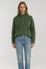 Grandpa Sweater - Khaki Green