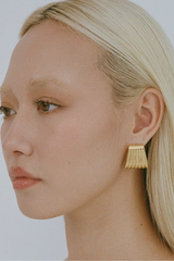 Caterpillar Earrings - Gold