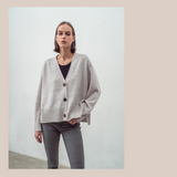 Oversized Cardigan - Frost