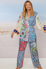 Avery Straight Leg Pant - Tiger