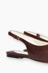 Settle Sling Back - Currant Leather