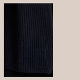 Rib Knit Scarf - French Navy