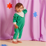 Cosy Long Sleeve Jumpsuit - Forest Green