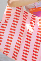 Anywhere Tote - Pink & Red
